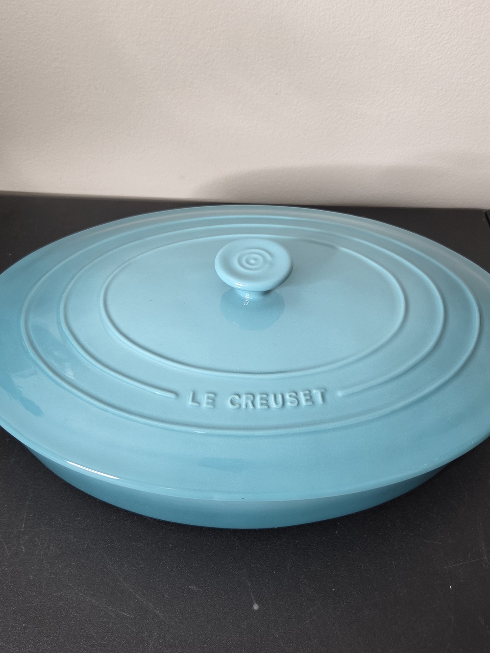 Le Creuset Oval Covered Baker W/Lid 36cm In Caribbean Blue